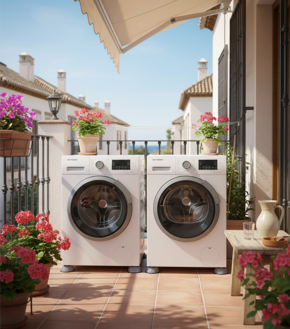 Almohadillas amortiguadoras para la lavadora