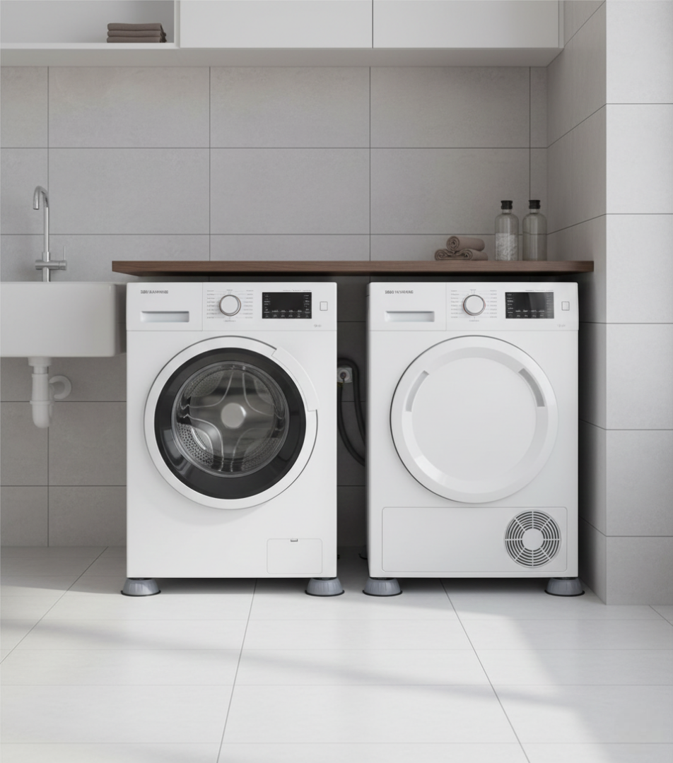 Almohadillas amortiguadoras para la lavadora