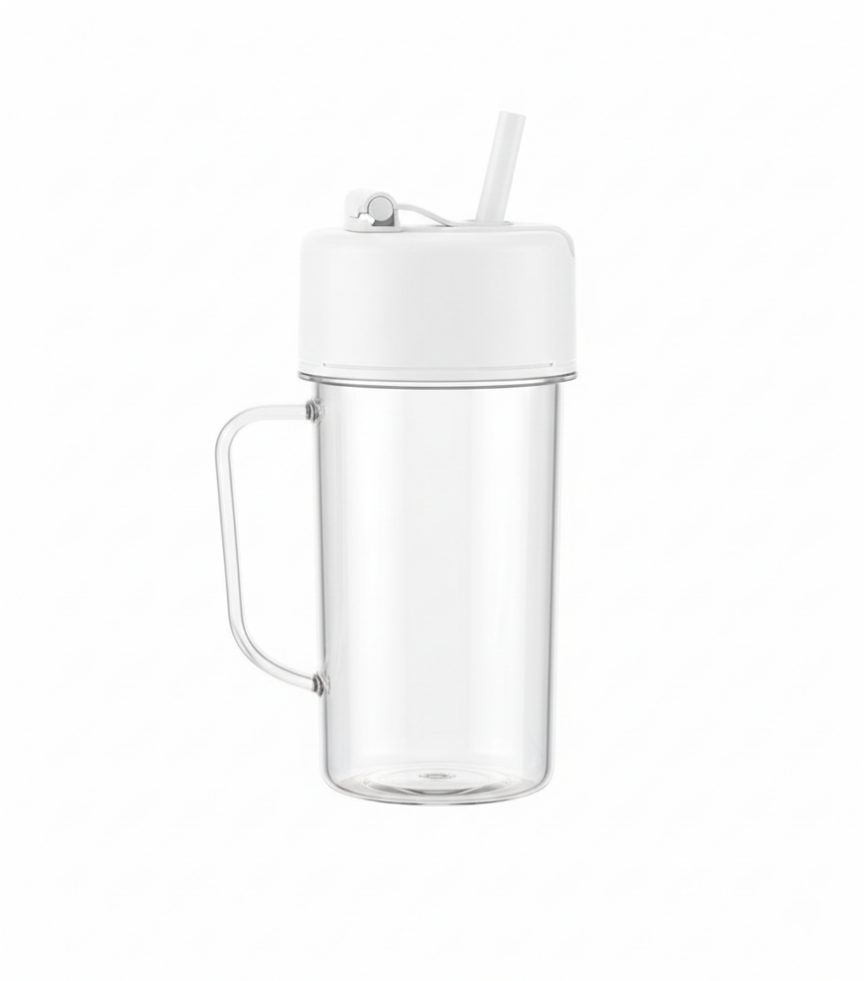 Batidora portátil con pajita