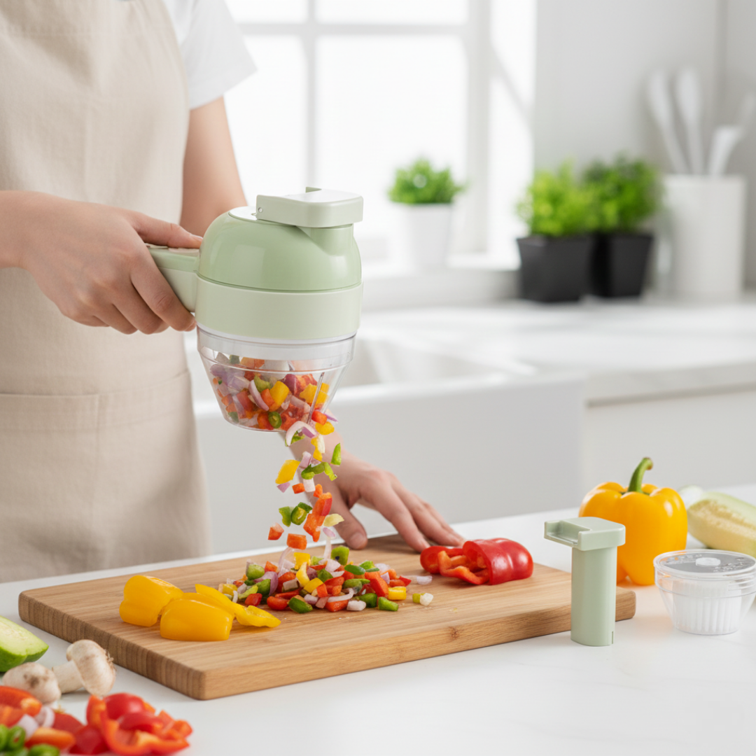 Cortador de fruta y verdura automático