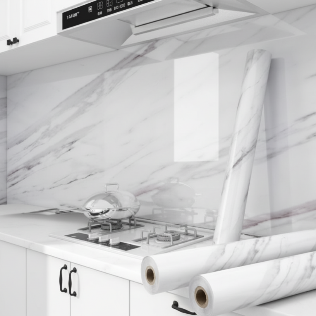 Papel Tapiz Autoadhesivo Efecto Mármol “Marble Luxe” - Hogarmes™