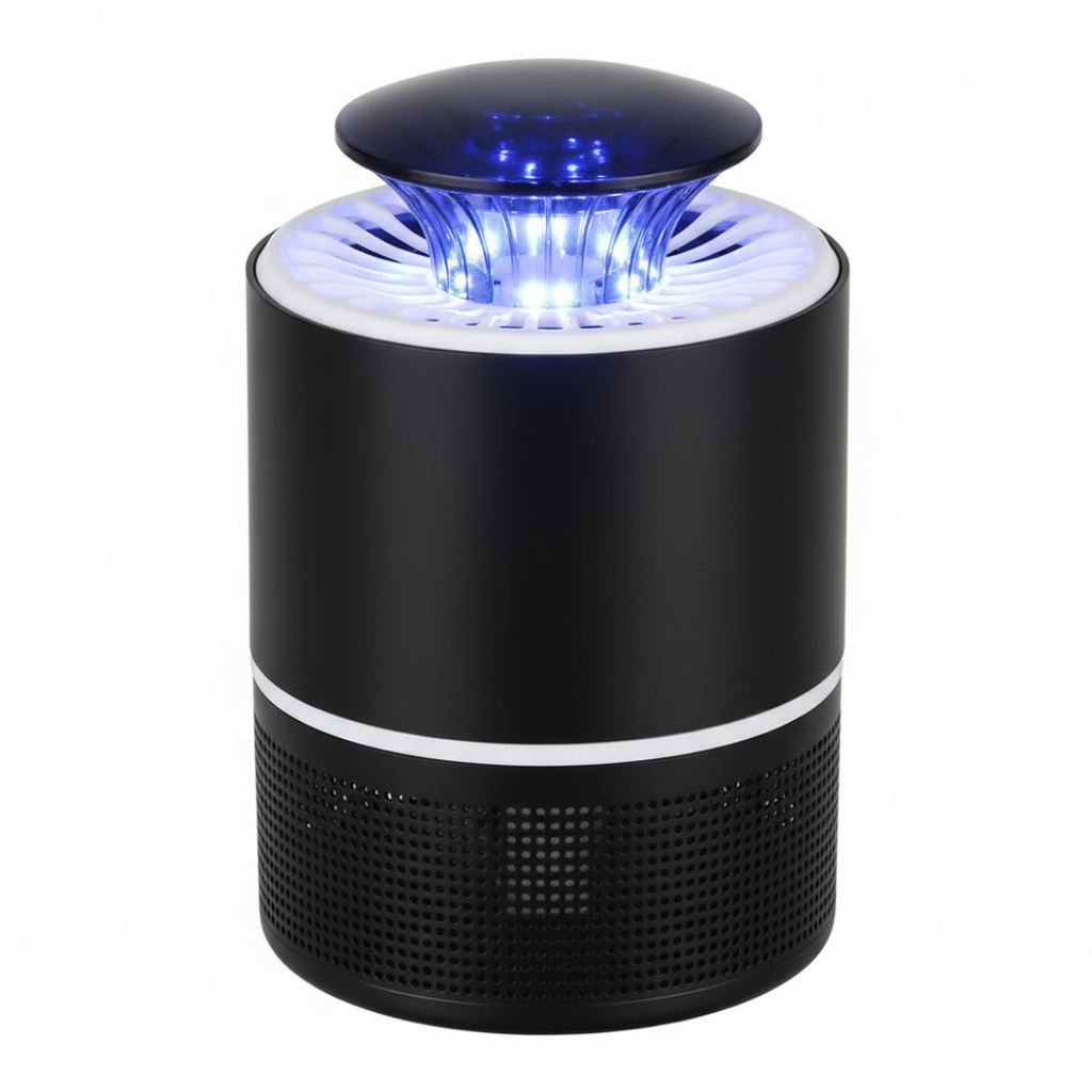 Lámpara antimosquitos por succión