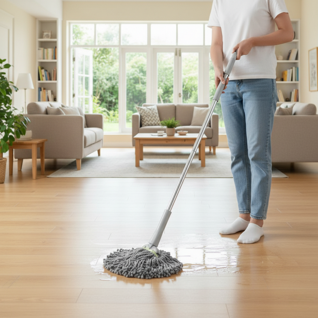 Mopa redonda autoescurrible